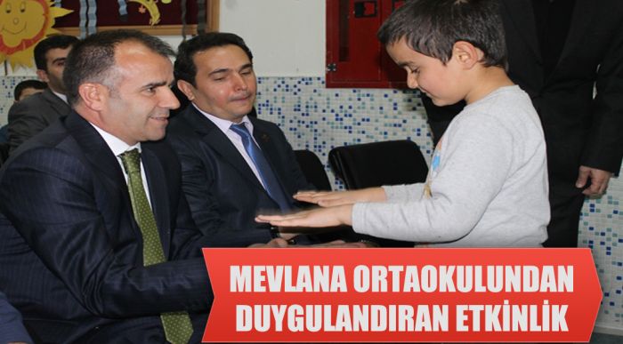 Mevlana Ortaokulu Otizmli Öğrencilerinden Duygulandıran Etkinlik