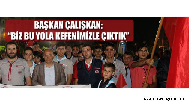 MEYDANDA DEMOKRASİ NÖBETİ..