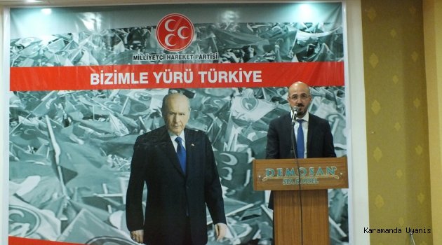 MHP İL BAŞKANI YILMAZ; “AKP, KARAMAN'DA BİLBOARDLAR VEYA ÇEŞİTLİ YOLLARLA MHP’Yİ YAFTALAMAYA ÇALIŞIYOR”