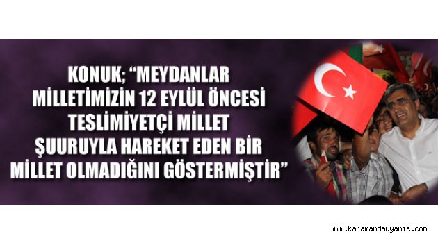 MİLLETVEKİLİ KONUK..