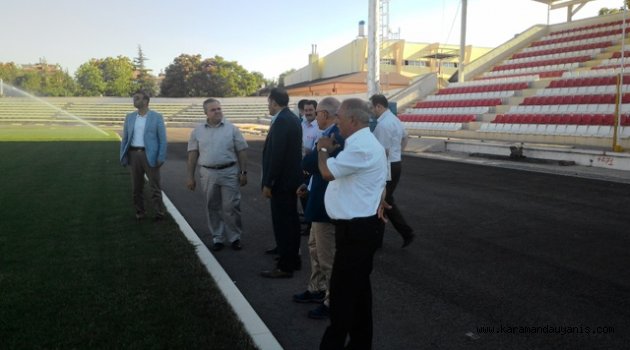 MİLLETVEKİLİ ŞEKER, SPOR TESİSLERİNDE İNCELEMELERDE BULUNDU