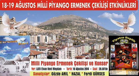 Milli Piyango Çekilişi Ermenek'de