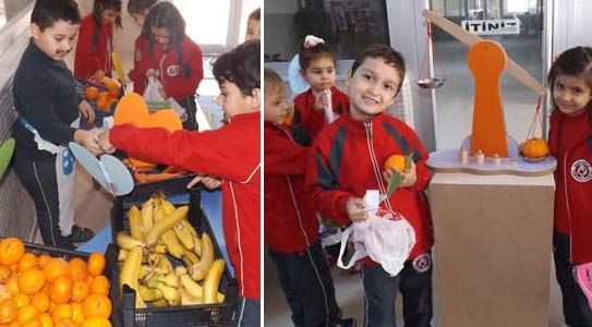 Minikler Çarşamba Pazarını Kurdu