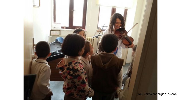 MİNİKLERDEN GÜZEL SANATLAR LİSESİ'NE ZİYARET