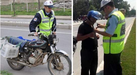 Motosiklet Sürücülerine Sıkı Denetim