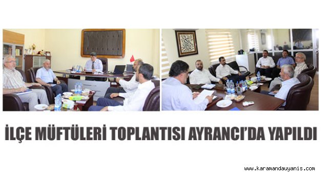 MÜFTÜLER TOPLANDI