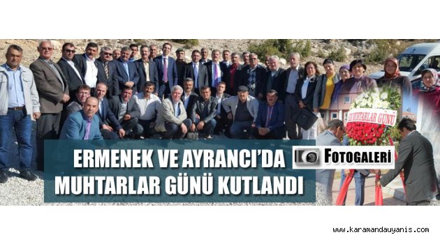 MUHTARLAR GÜNÜ KUTLAMALARI