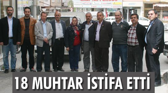 Muhtarlar Derneği Durulmuyor..