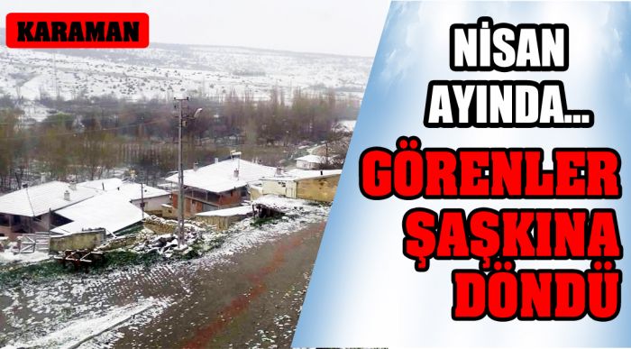 Nisan’da Kış Manzarası