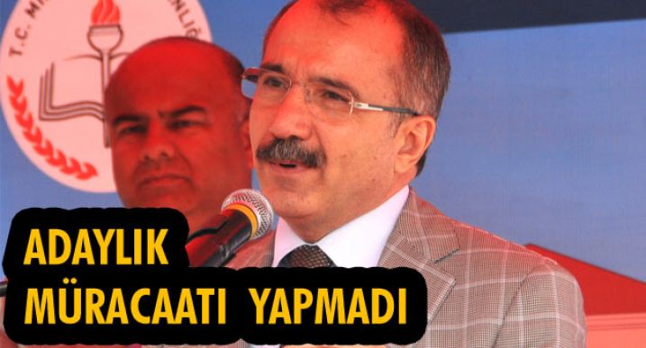 Ö.dinçer Adaylıkmüracaatı  Yapmadı
