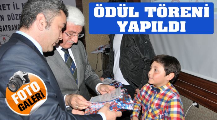 Ödül Töreni Yapıldı