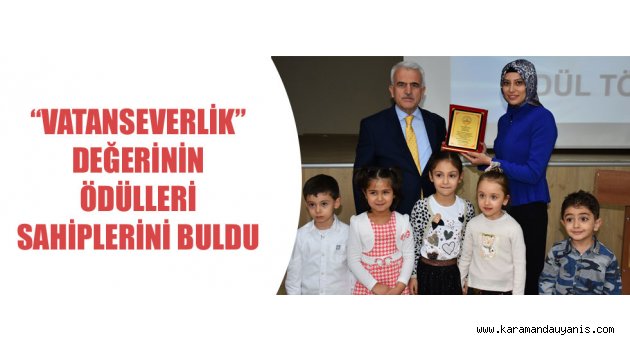 ÖDÜLLER SAHİPLERİNİ BULDU