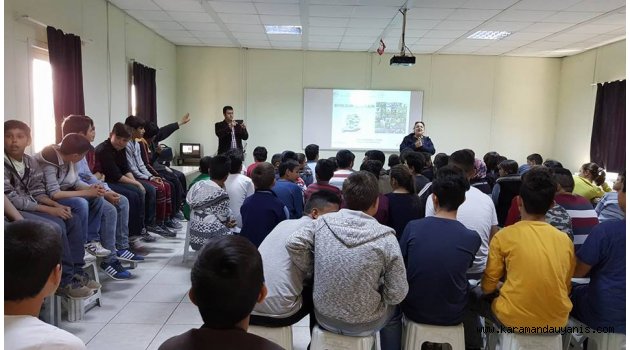 ÖĞRENCİLERE BİYOKAÇAKÇILIK ANLATILDI
