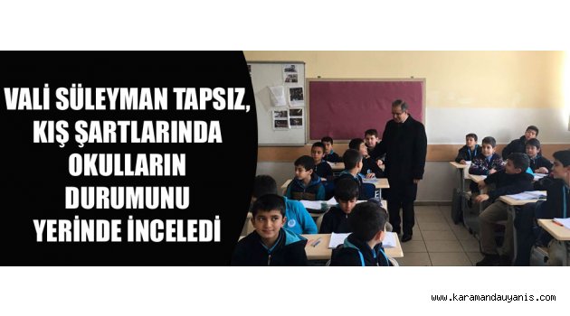 ÖĞRENCİLERLE SOHBET ETTİ