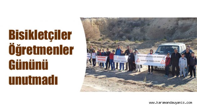 ÖĞRETMENLER GÜNÜNÜ UNUTMADI