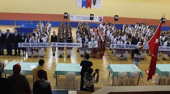 Okullar Folklor Yarışmaları Sona Erdi