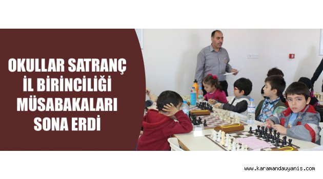 Okullararası Satranç İl Birinciliği