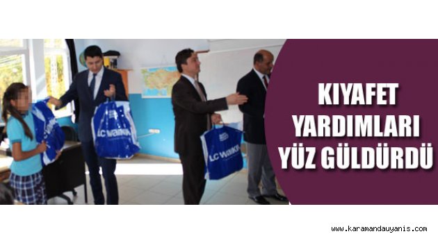 OKULLARDA KIYAFET YARDIMLARI
