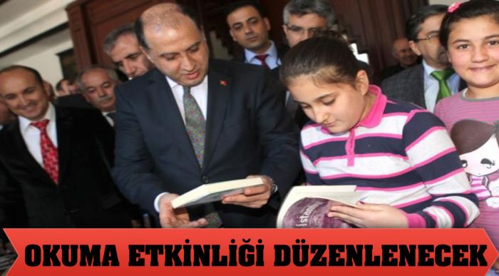 Okuma Etkinliği Düzenlenecek
