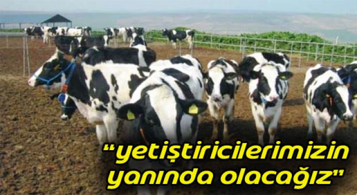 Ömer Erken; “projelerimiz İle Yetişticilrimizin Yanında Olacağız”