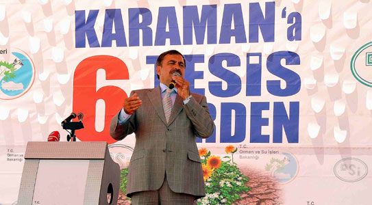 Orman Bakanından Karaman İçin Jet İmza