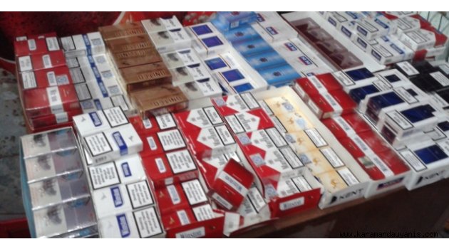 OTOMOBİLDE 4.200 PAKET KAÇAK SİGARA