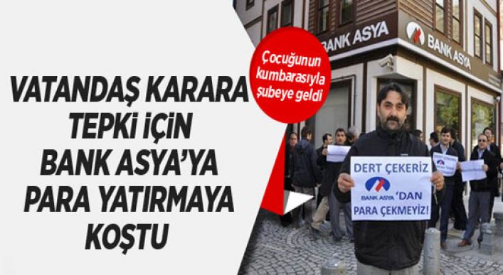 Para Yatırmak İçin Sıraya Girdiler