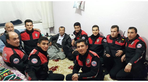 POLİS TİMİNDEN SÜPRİZ ZİYARET