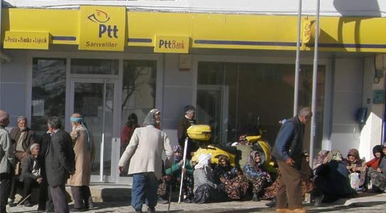 Ptt Şubesi Merkeze Döndüştürüldü