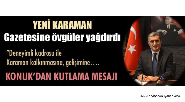 RECEP KONUK, 'ŞEHRİMİZE KATKISI HEP SÜRECEK..