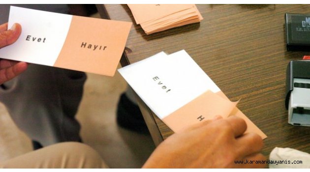 REFERADUM İÇİN YSK HAZIRLIK YAPIYOR