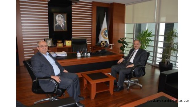 REKTÖR GÖKMEN'DEN TOKTAY'A ZİYARET