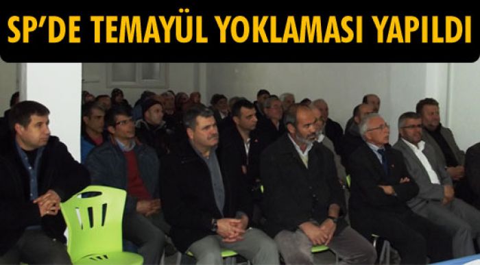Saadet'de Temayül Yoklaması