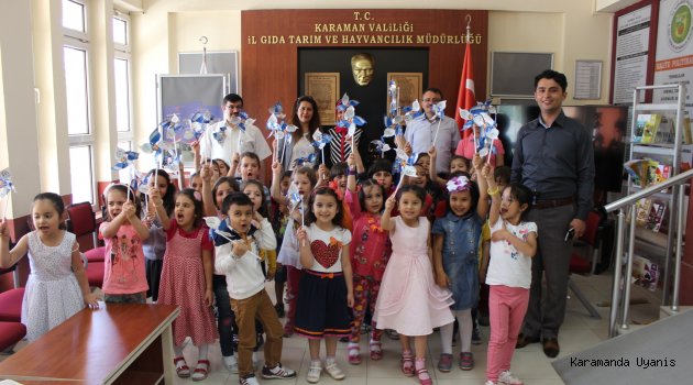 SABİHA GÖKÇEN ORTAOKULUNDAN TARIM  İL MÜDÜRLÜĞÜ’NE TEŞEKKÜR ZİYARETİ