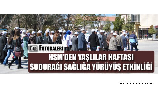SAĞLIĞA YÜRÜYÜŞ ETKİNLİĞİ