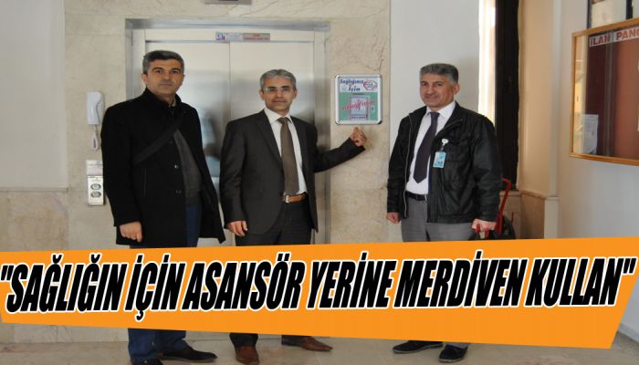 Sağlığın İçin Asansör Yerine Merdiven Kullan