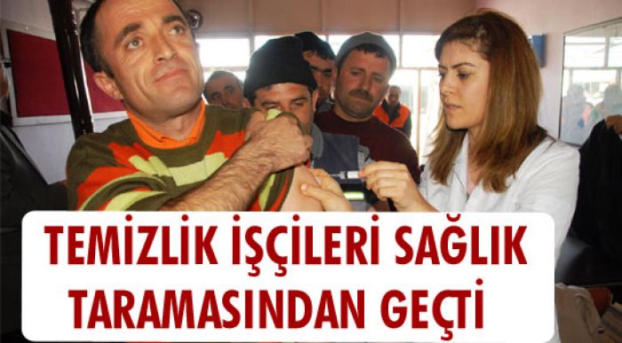 Sağlık Taramasından Geçti