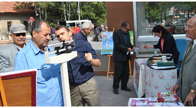 SAĞLIKLA KAL STANDI AKTEKKE'DE