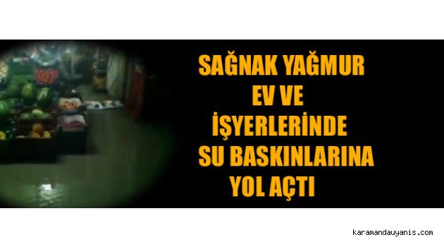 SAĞNAK YAĞMUR