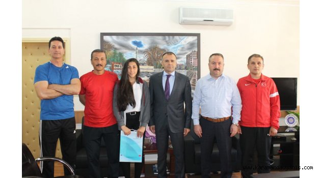 ŞAMPİYON TAEKWONDOCU'DAN ZİYARET