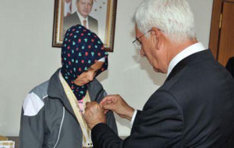 Şampiyon Sporcudan Vali Koca’ya Ziyaret