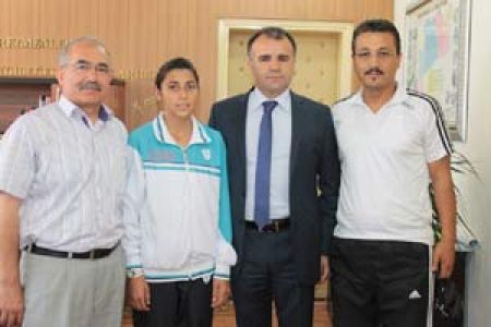Şampiyon Sporcudan Ziyaret