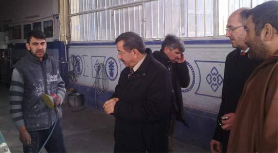 Sanayi Esnafını Ziyaret Etti
