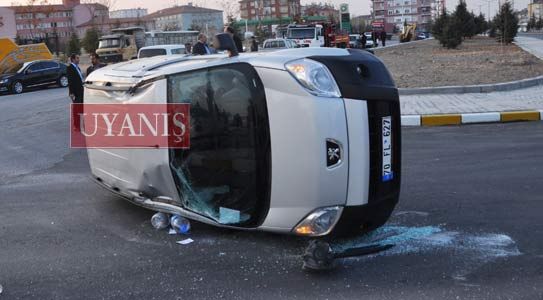 Sanayi Kavşağında Kaza