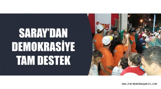 SARAY'DAN DESTEK
