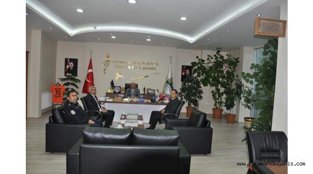 SARIVELİLER  BELEDİYE BAŞKANINA ZİYARET