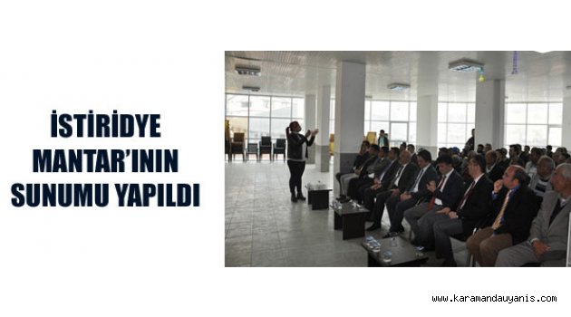 Sarıveliler İlçesinde tanıtıldı