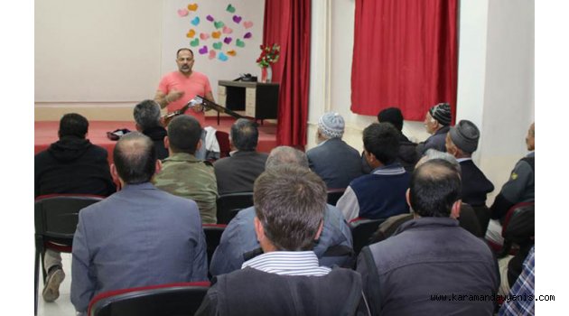 SARIVELİLER'DE AVCILIK EĞİTİM VERİLDİ