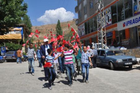 Sarıveliler’de Gazze Mitingi