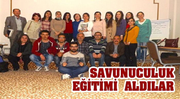 Savunuculuk Eğitimi Aldılar